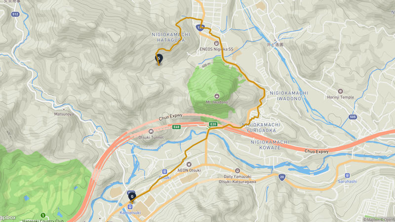 Otsuki Hiking Route
