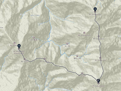 Mount Echigo-Komagatake → Hachi kaizan