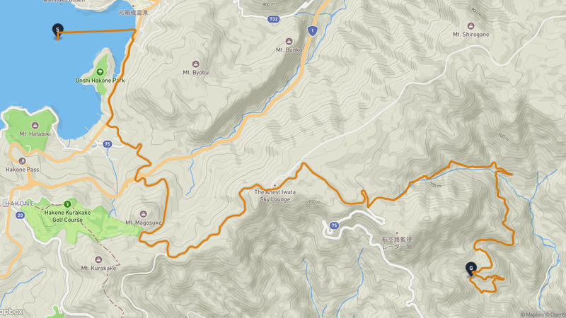 Hakone Shrine to Yugawara Hiking Route