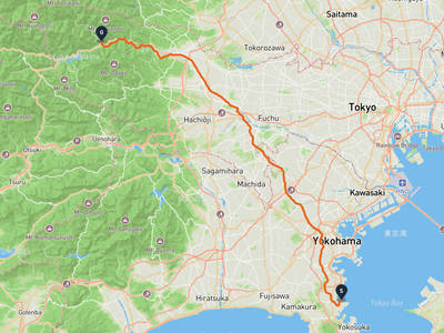 Hakkeijima → Okutama