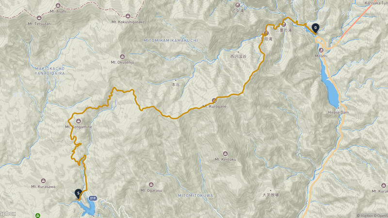 Yamanashi Hiking Route
