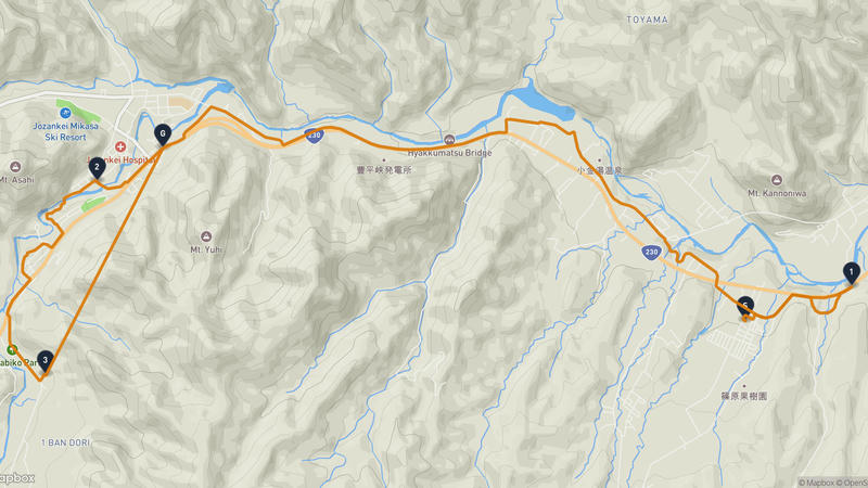 เส้นทางเดินป่า Minami Ward, Sapporo-Jōzankei