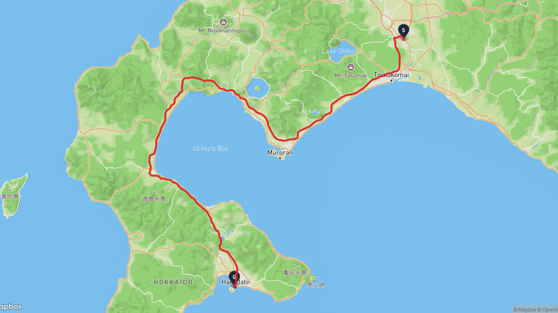 Chitose to Hakodate Morning Market Drive