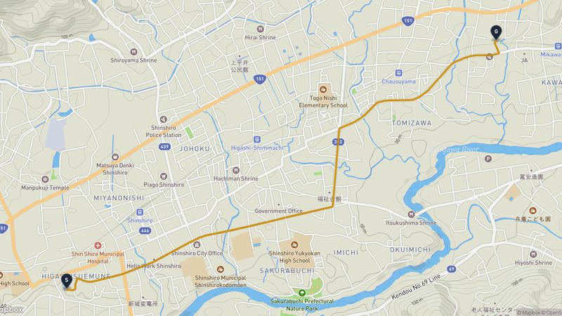 新城市 サイクリングルート