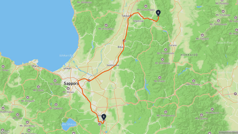 Chitose to Ashibetsu Drive
