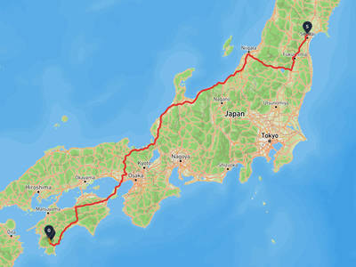 仙台市泉区 → 四万十市