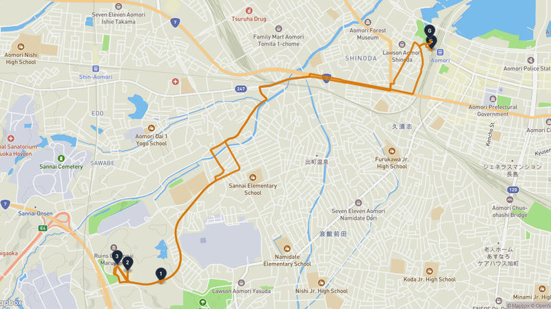 青森ベイブリッジ ドライブルート