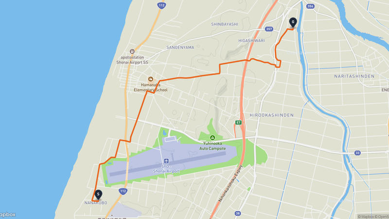 Sakata Hiking Route