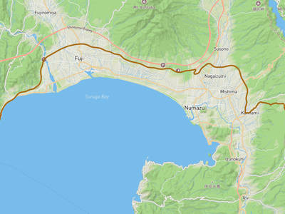 熱海溫泉 → 静岡市清水区