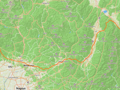甲斐市 → 池田町