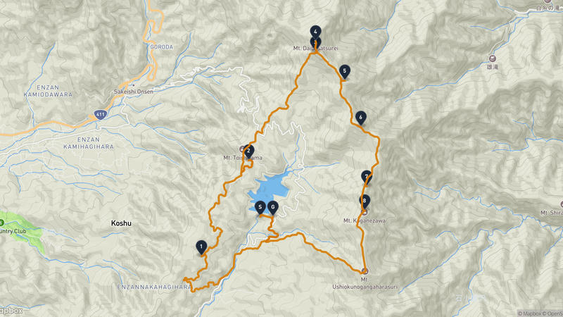 Koshu Hiking Route