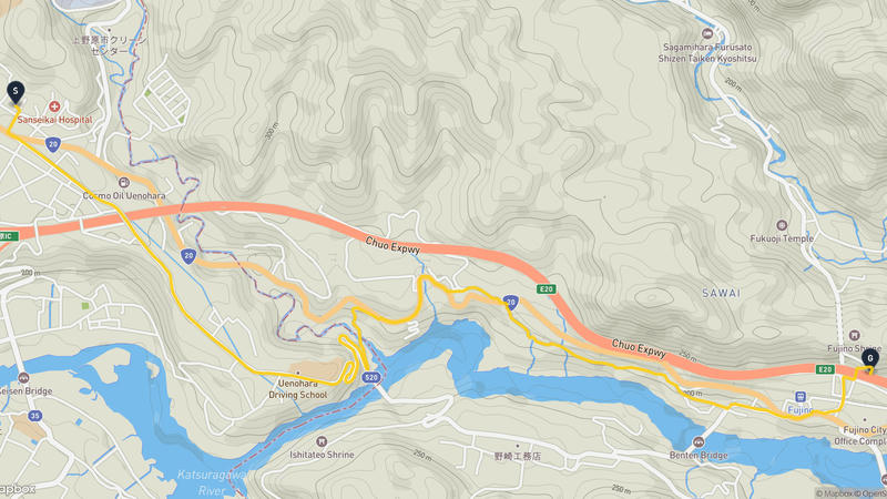 上野原市至相模湖 徒步路线