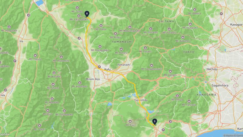 เส้นทางเดินป่า Gotemba-Minamimaki