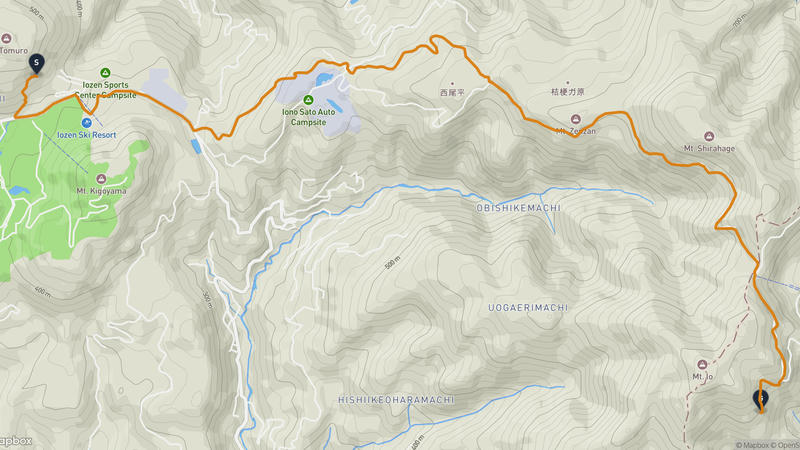 金沢市至醫王山 登山路線