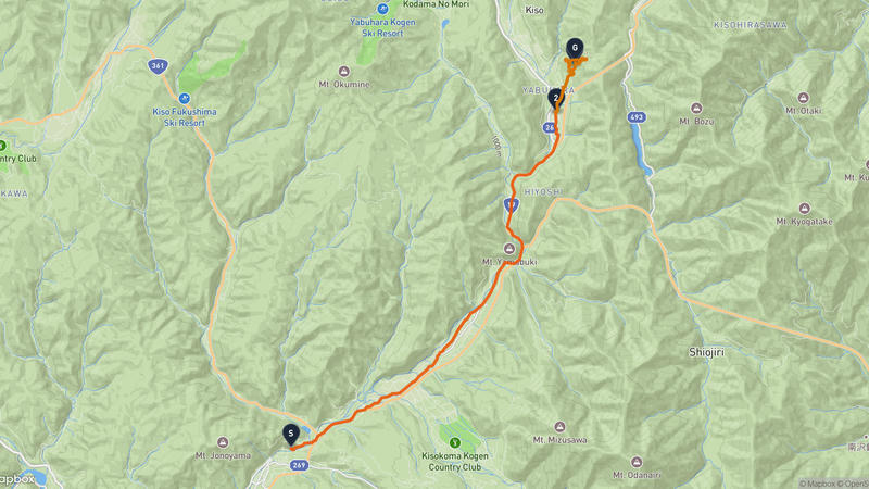 Kōzen-ji Temple to Narai-juku Hiking Route