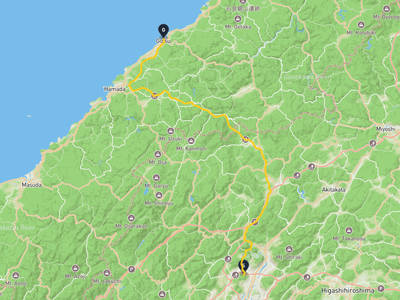 広島市交通科学館 → 江の川