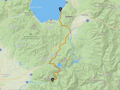 Dakigaeri Ravine → Lake Tazawa