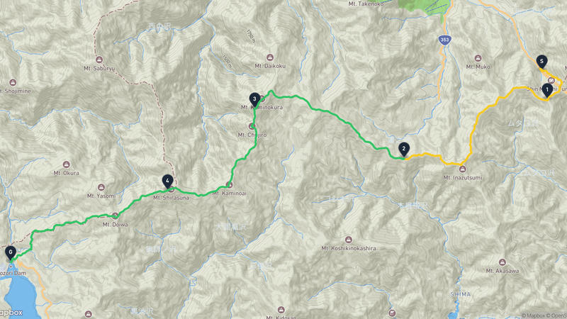 เส้นทางเดินป่า Yuzawa-Nakanojo