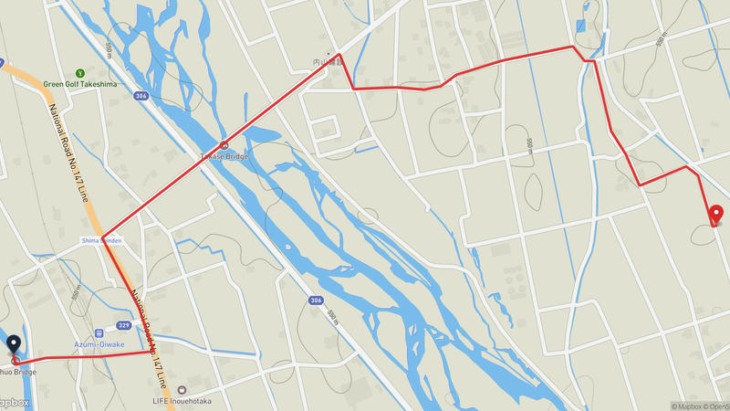 Azumino to Ikeda Hiking Route
