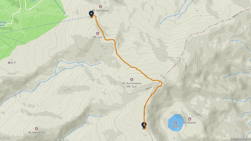 Mount Zaō Hiking Route