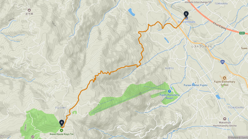 Fujimi to Mount Nyukasa Hiking Route