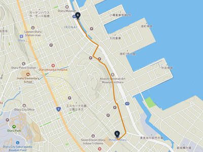 住吉神社 → 小樽運河