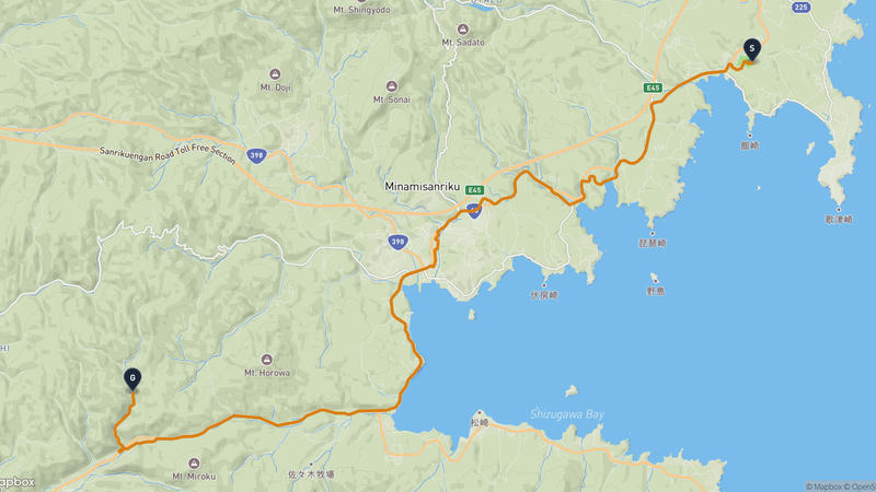 南三陸町〜登米市 サイクリングルート