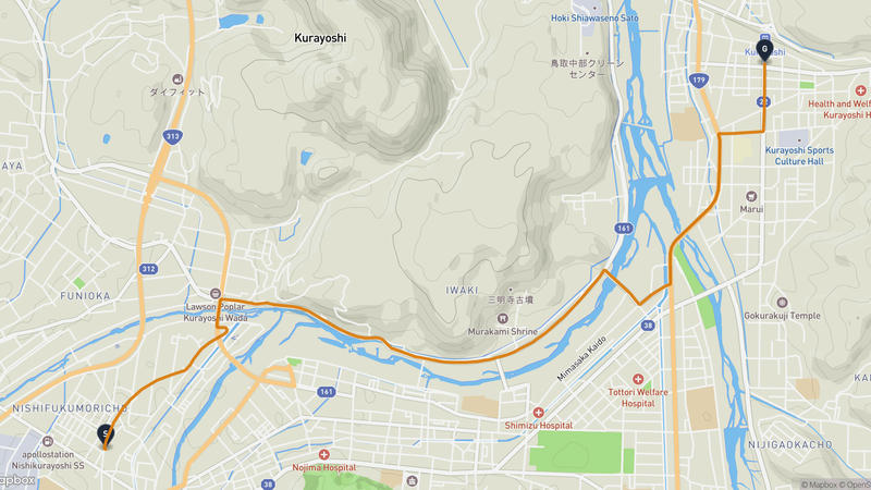 倉吉市 ドライブルート