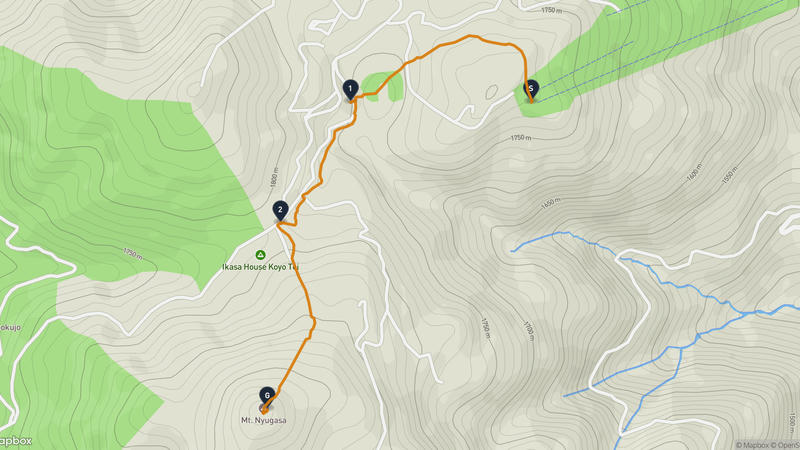 入笠山 徒步路线