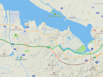 米子城 → 安来市