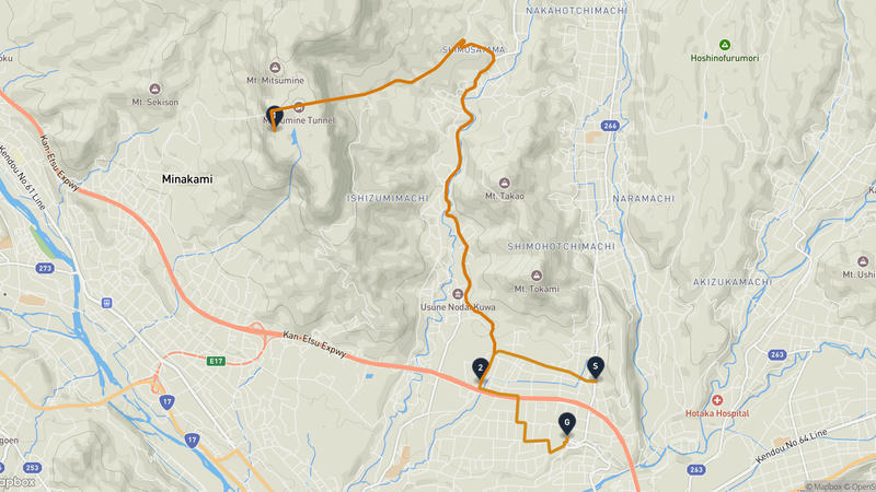 Numata Hiking Route