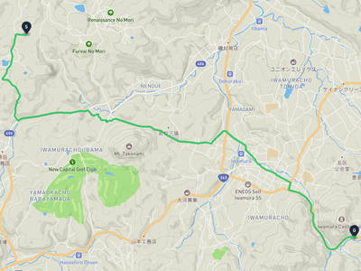 莊內川 → 岩村城