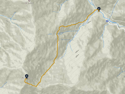 Minamiarupusu → Mount Kita