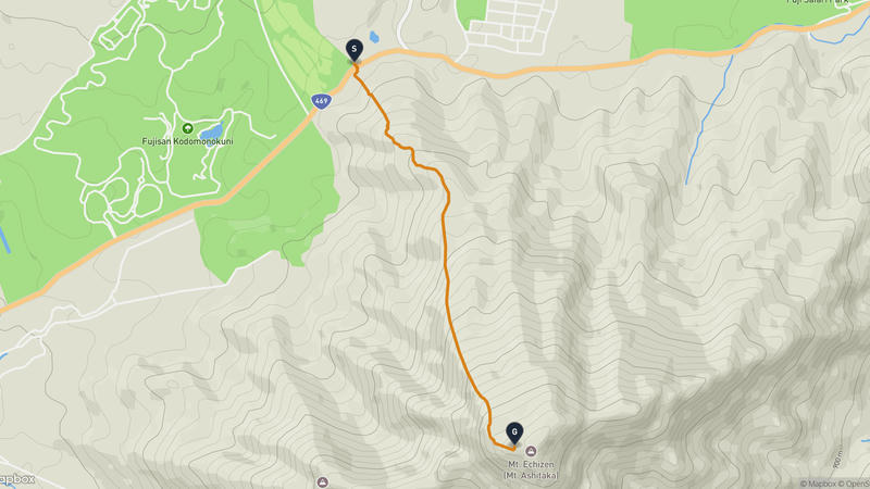 Mount Ashitaka Hiking Route