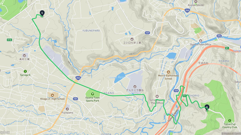 小山町 登山路線
