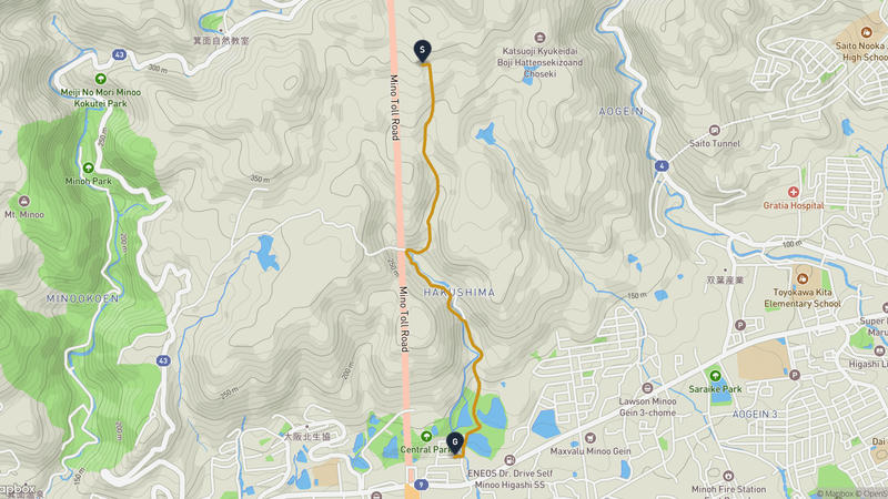 Meiji no Mori Minō Quasi-National Park Hiking Route
