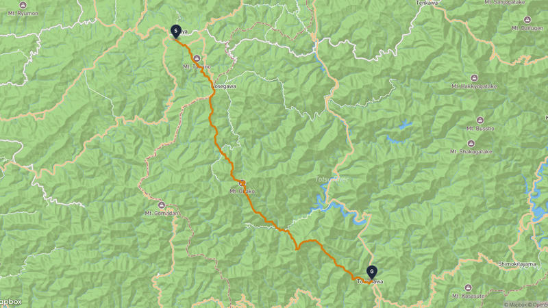 Mount Kōya to Totsukawa Hiking Route