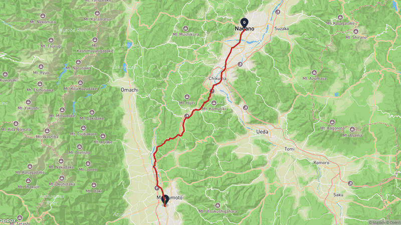 Matsumoto City Timepiece Museum to Zenkō-ji Temple Hiking Route