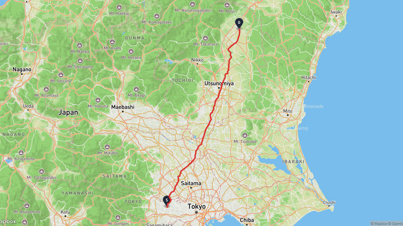 เส้นทางจักรยาน Higashiyamato-Minami Park-Nasushiobara