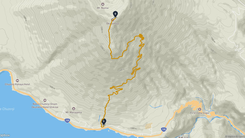 Mount Nantai Hiking Route