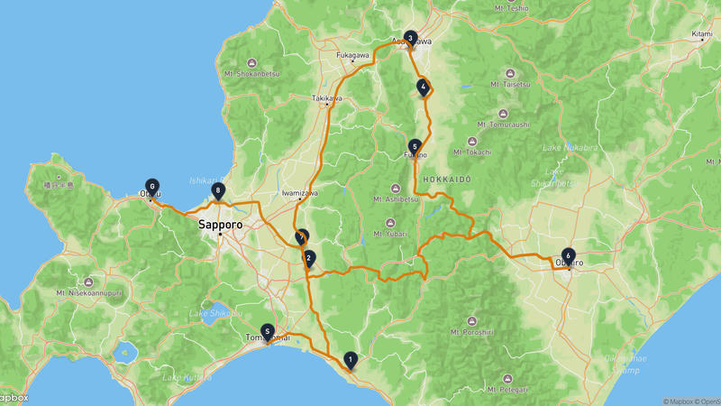 Tomakomai to Otaru Canal Drive