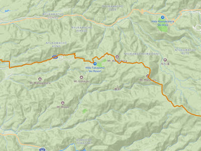 高山市 → 乘鞍岳