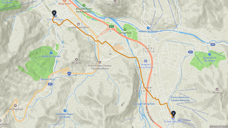Yuzawa Hiking Route