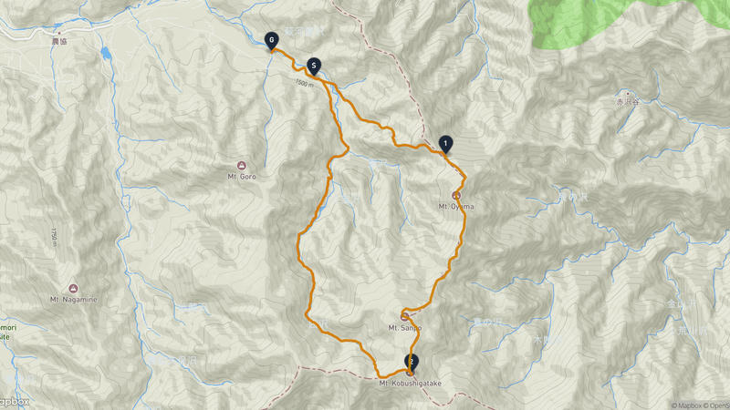 Kawakami Hiking Route