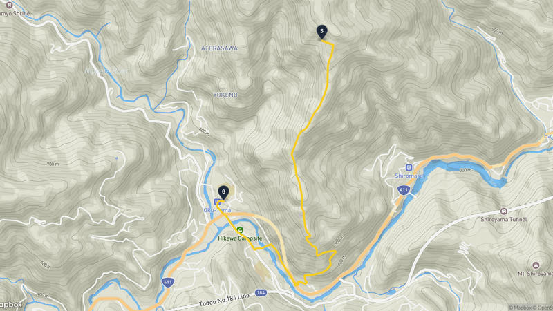 奥多摩町 登山路線