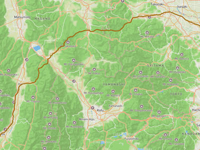 南木曽町 → 忍城