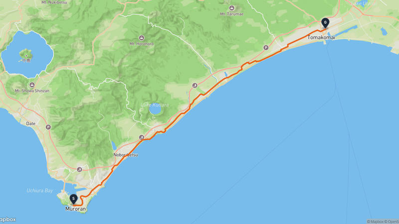 เส้นทางจักรยาน Etomo Peninsula-Tomakomai