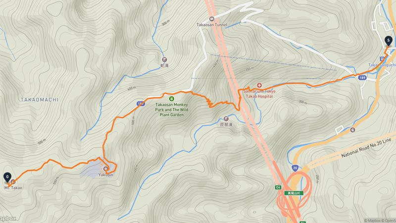 高尾山 登山路線