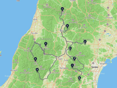 蔵王町 → 長井市