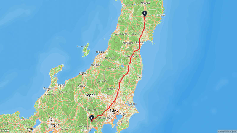 Fujinomiya to Gokuraku-ji Temple Hiking Route